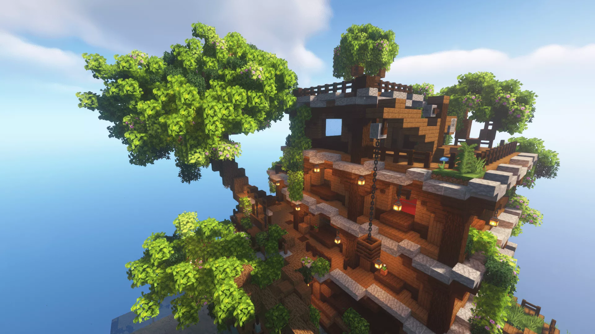 Pirate-Island-With-Modern-Looking-Medieval-House